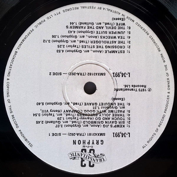 Gryphon : Gryphon (LP, Album)