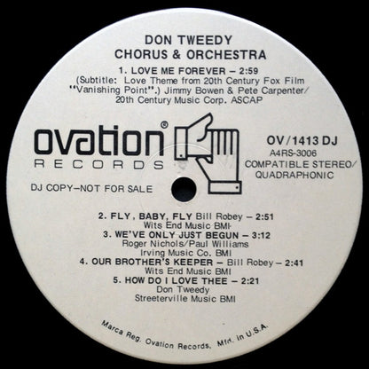 The Don Tweedy Chorus And Orchestra* : The Don Tweedy Chorus And Orchestra (LP, Album, Quad, Promo)