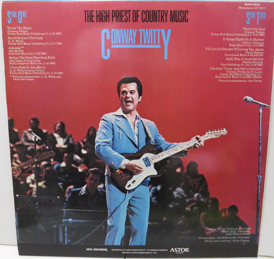 Conway Twitty : The High Priest Of Country Music (LP, Album)