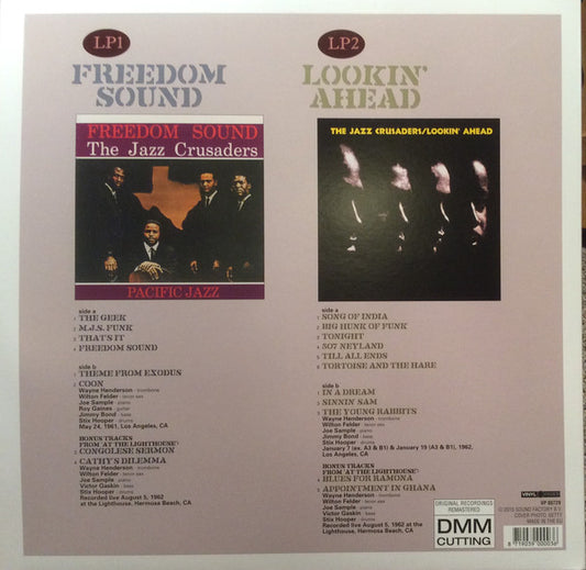 The Crusaders : Freedom Sound / Lookin' Ahead  (2xLP, Album, Comp, RM)