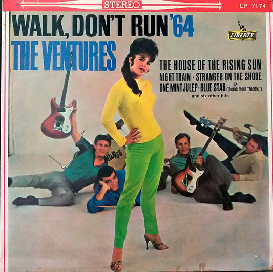 The Ventures : Walk, Don't Run '64 (LP, Album, Red)