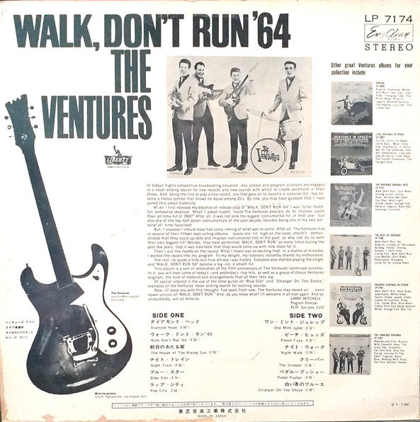 The Ventures : Walk, Don't Run '64 (LP, Album, Red)