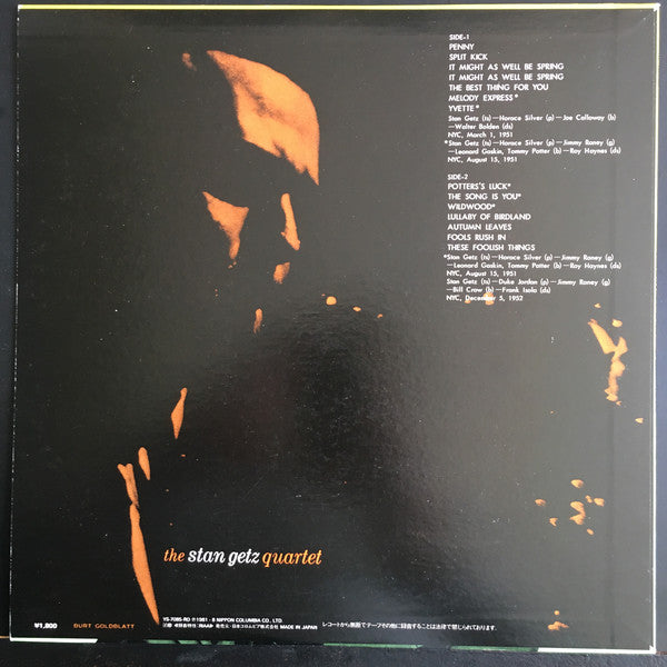 Stan Getz : The Complete Roost Session Vol. 2 (LP, Comp, Mono)