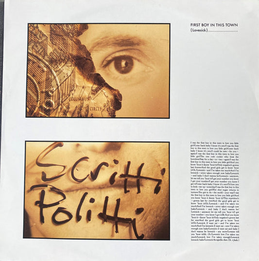 Scritti Politti : First Boy In This Town (Lovesick) (12", Single)