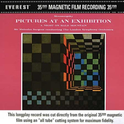 Modest Mussorgsky / Sir Malcolm Sargent Conducting London Symphony Orchestra : Pictures At An Exhibition / A Night On Bald Mountain (LP)