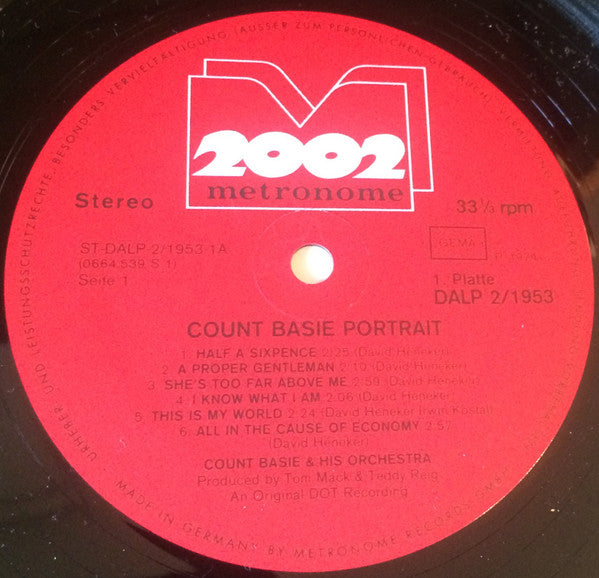 Count Basie : Portrait (2xLP, Comp)