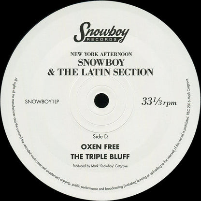 Snowboy & The Latin Section : New York Afternoon  (2xLP, Album)