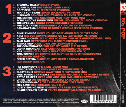 Various : 12 Inch Dance 80s Pop (3xCD, Comp)