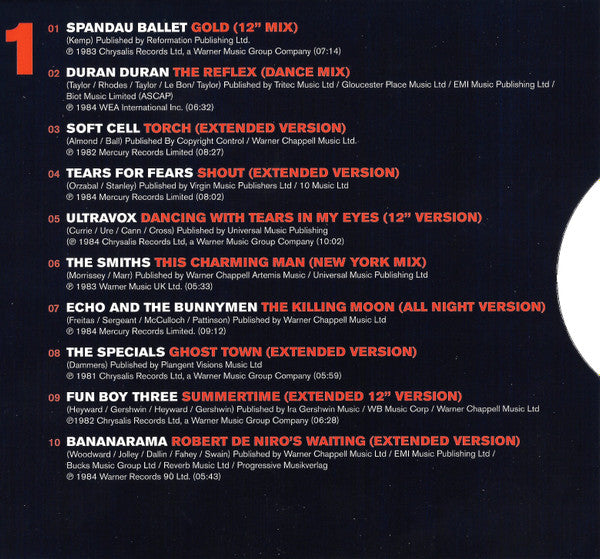 Various : 12 Inch Dance 80s Pop (3xCD, Comp)