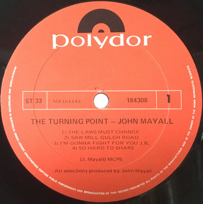 John Mayall : The Turning Point (LP, Album)