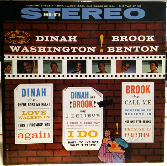 Dinah Washington And Brook Benton : The Two Of Us (LP, Album)