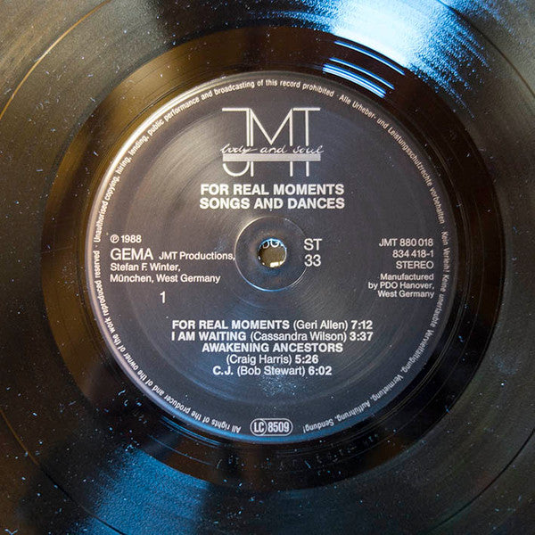 Various : For Real Moments : Songs And Dances (LP, Comp)