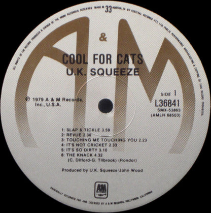 UK Squeeze* : Cool For Cats (LP, Album)
