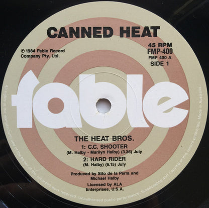 Canned Heat : The Heat Bros. (12", EP)