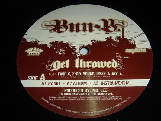 Bun B : Get Throwed (12")