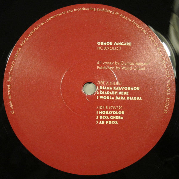 Oumou Sangare : Moussolou (LP, Album, RE, 180)