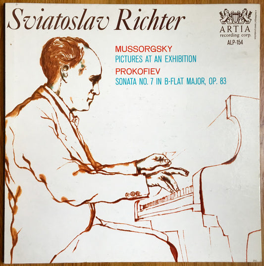Sviatoslav Richter - Modest Mussorgsky, Sergei Prokofiev : Pictures At An Exhibition · Sonata No. 7 In B-Flat Major, Op. 83 (LP, Album, Mono, Gat)