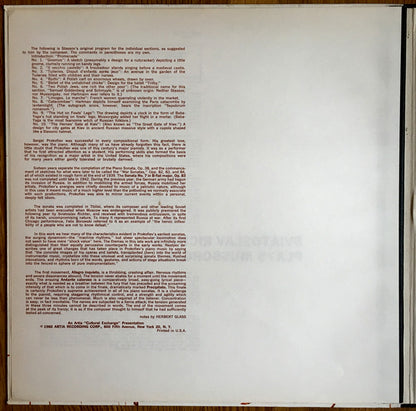 Sviatoslav Richter - Modest Mussorgsky, Sergei Prokofiev : Pictures At An Exhibition · Sonata No. 7 In B-Flat Major, Op. 83 (LP, Album, Mono, Gat)