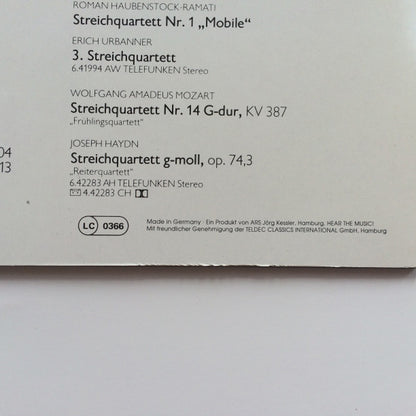 Alban Berg Quartett, Antonín Dvořák : Streichquartett - String Quartet - Quatuor A Cordes Nr. 8 G-dur Op. 106 (LP, RE, 180)