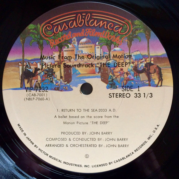 John Barry : ザ・ディープ = The Deep (Music From The Original Motion Picture Soundtrack) (LP, Album)