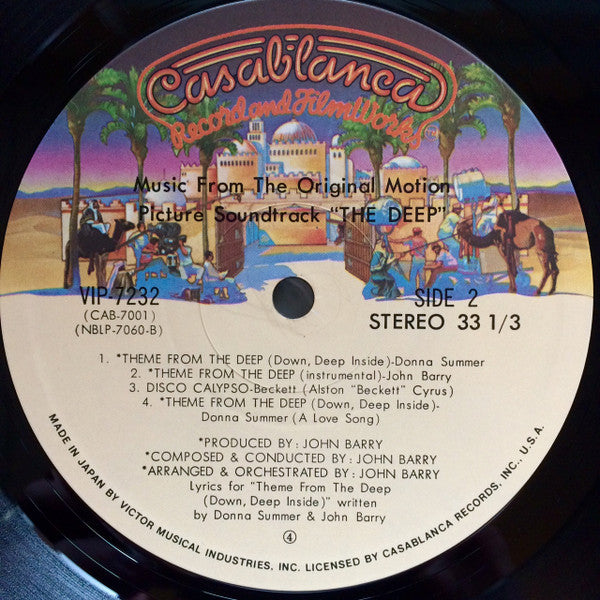 John Barry : ザ・ディープ = The Deep (Music From The Original Motion Picture Soundtrack) (LP, Album)