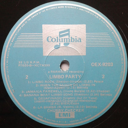 Chubby Checker : Limbo Party (LP, Album, Mono)
