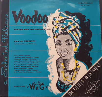Emy de Pradines, Haiti Danse Chorus And Orchestra : Voodoo — Authentic Music And Rhythms Of Haiti (LP, Album, Mono)