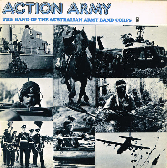 The Band Of The Australian Army Band Corps : Action Army (LP, Album, Club)