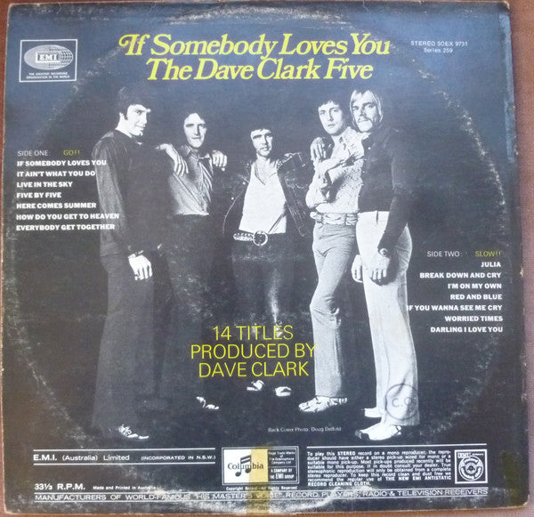The Dave Clark Five : If Somebody Loves You (LP)