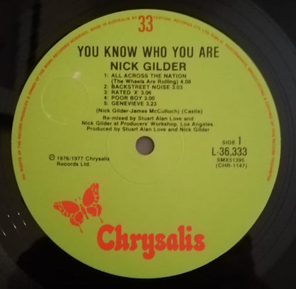 Nick Gilder : You Know Who You Are (LP, Album)