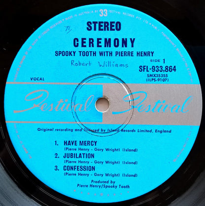 Spooky Tooth / Pierre Henry : Ceremony: An Electronic Mass (LP, Album)