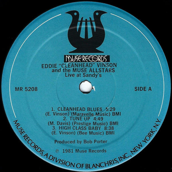 Eddie "Cleanhead" Vinson And The Muse Allstars* : Live At Sandy's (LP, Album)