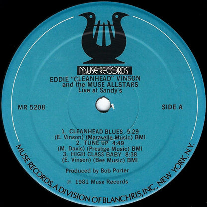 Eddie "Cleanhead" Vinson And The Muse Allstars* : Live At Sandy's (LP, Album)