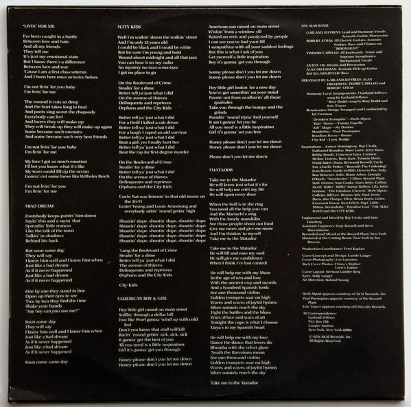 Garland Jeffreys : American Boy & Girl (LP, Album)