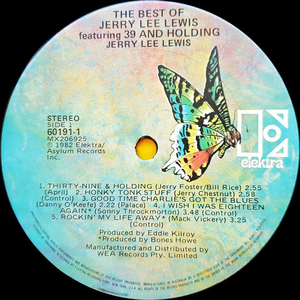 Jerry Lee Lewis : The Best Of Jerry Lee Lewis Featuring 39 And Holding (LP, Comp)