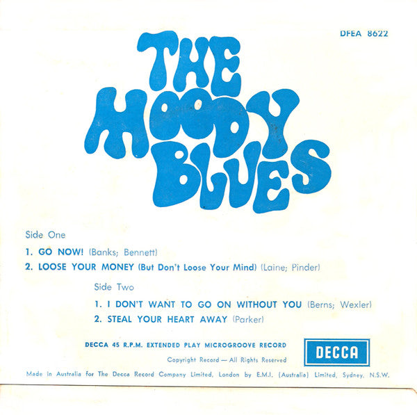 The Moody Blues : The Moody Blues (7", EP, M/Print)