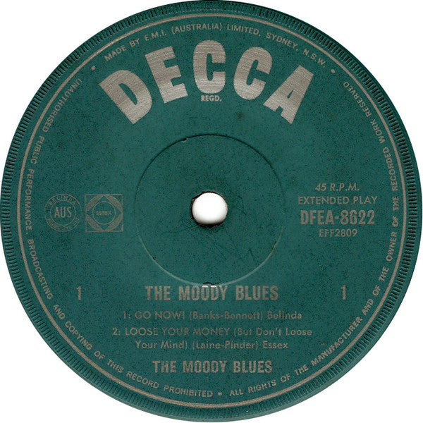The Moody Blues : The Moody Blues (7", EP, M/Print)
