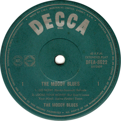 The Moody Blues : The Moody Blues (7", EP, M/Print)
