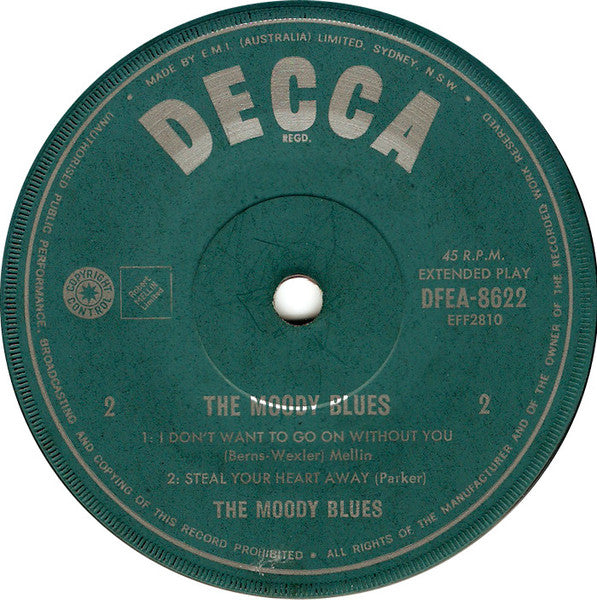 The Moody Blues : The Moody Blues (7", EP, M/Print)