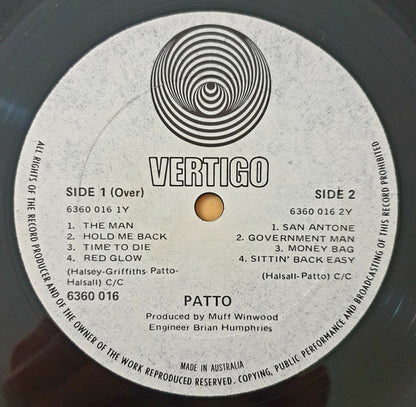 Patto (2) : Patto (LP, Album)