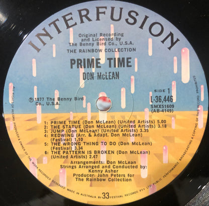 Don McLean : Prime Time (LP, Album)