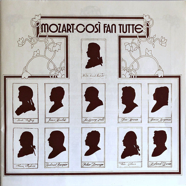 Wolfgang Amadeus Mozart, Pilar Lorengar, Gabriel Bacquier, Ryland Davies, Teresa Berganza, Jane Berbié, Tom Krause, London Philharmonic Orchestra, Georg Solti : Cosí Fan Tutte (4xLP, RP + Box)