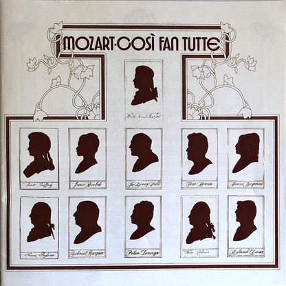 Wolfgang Amadeus Mozart, Pilar Lorengar, Gabriel Bacquier, Ryland Davies, Teresa Berganza, Jane Berbié, Tom Krause, London Philharmonic Orchestra, Georg Solti : Cosí Fan Tutte (4xLP, RP + Box)
