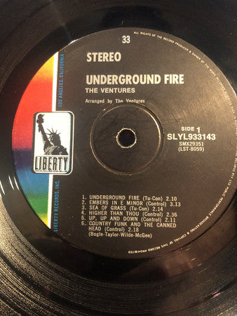 The Ventures : Underground Fire (LP, Album)