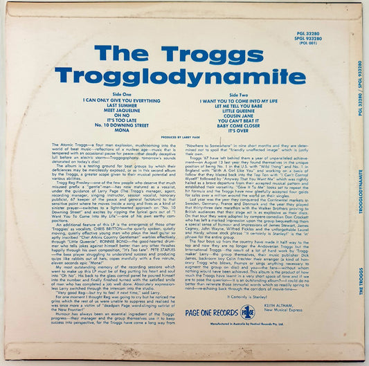 The Troggs : Trogglodynamite (LP, Album)