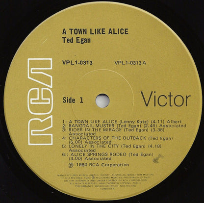 Ted Egan : A Town Like Alice (LP, Album)