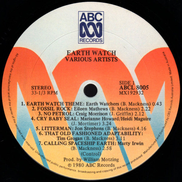 Various : Earth Watch (LP)
