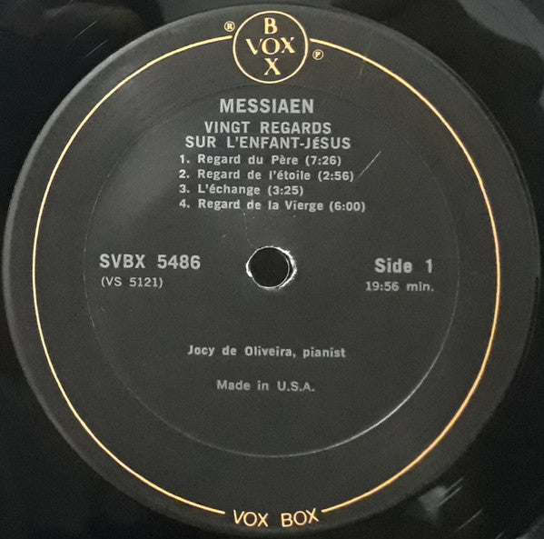 Jocy de Oliveira, Olivier Messiaen : Vingt Regards Sur L'Enfant-Jésus (3xLP, Album + Box)