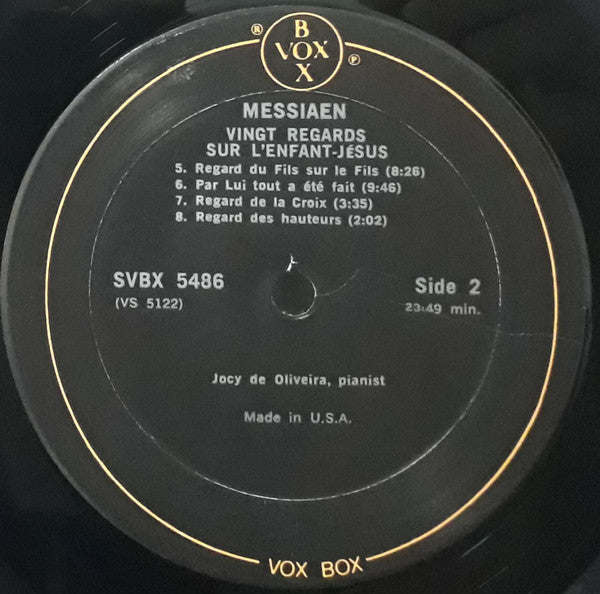 Jocy de Oliveira, Olivier Messiaen : Vingt Regards Sur L'Enfant-Jésus (3xLP, Album + Box)