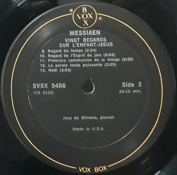 Jocy de Oliveira, Olivier Messiaen : Vingt Regards Sur L'Enfant-Jésus (3xLP, Album + Box)
